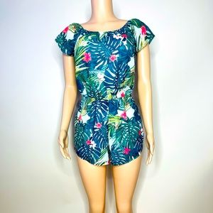 Summer Dress Size:small Color:green,white,orange Material:sheer